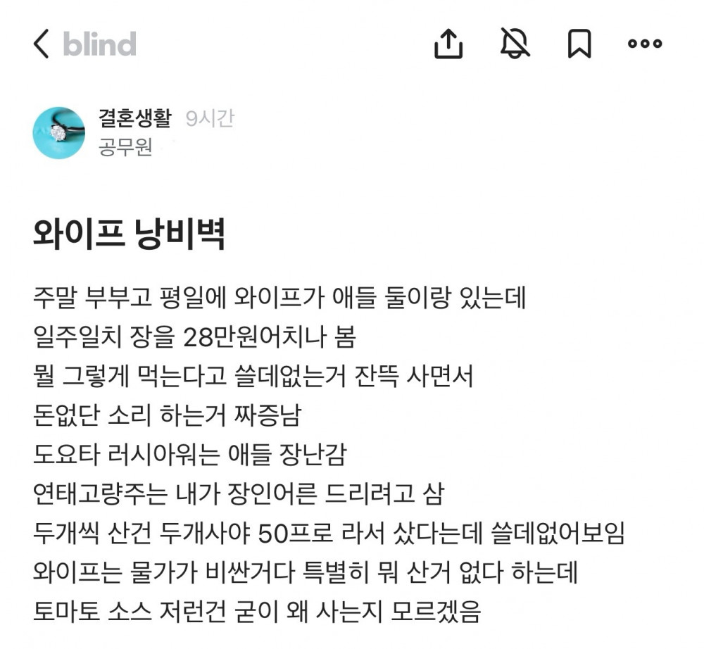 와이프 낭비벽.blind