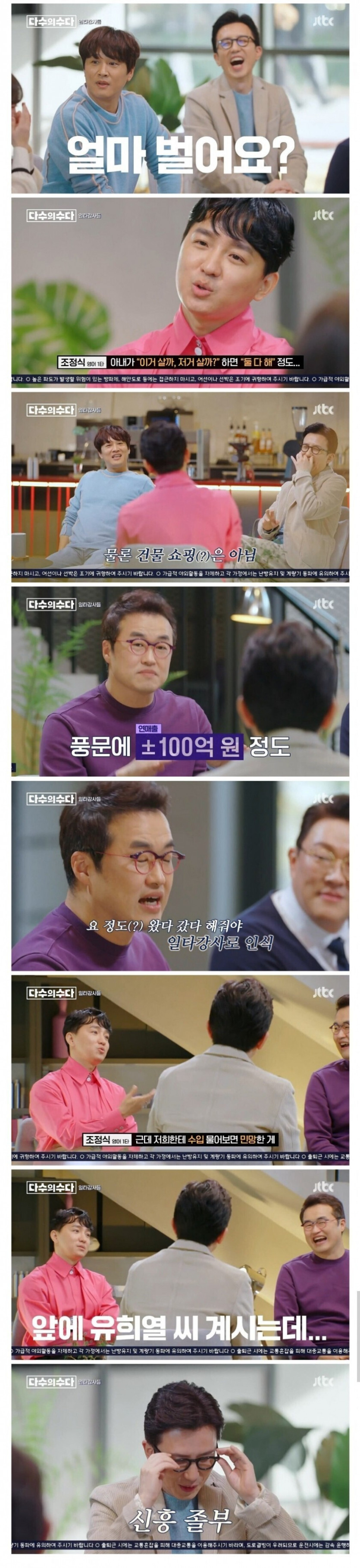 일타강사들의 수입